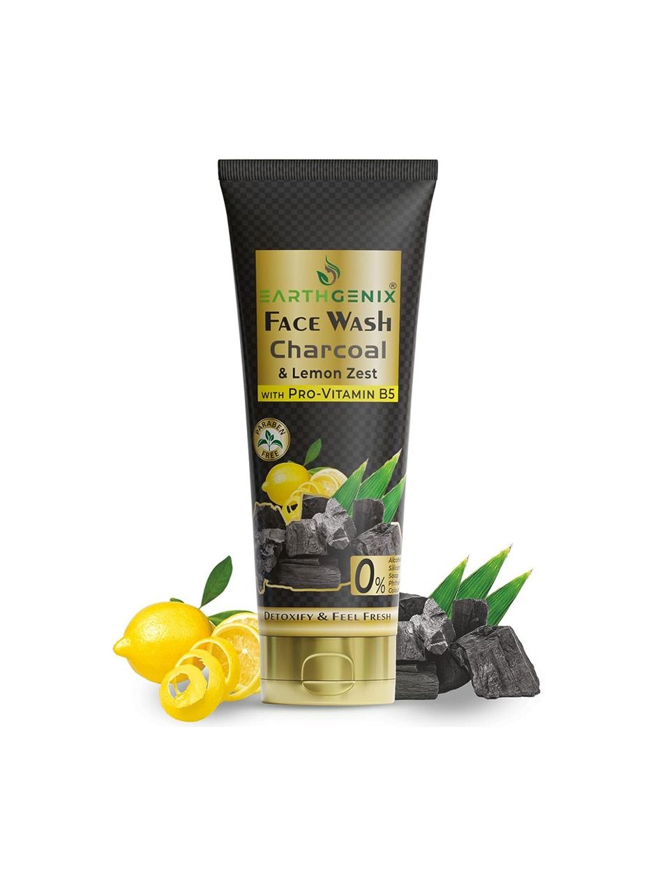 Earthgenix  Charcoal & Lemon Zest Face wash 100Ml
