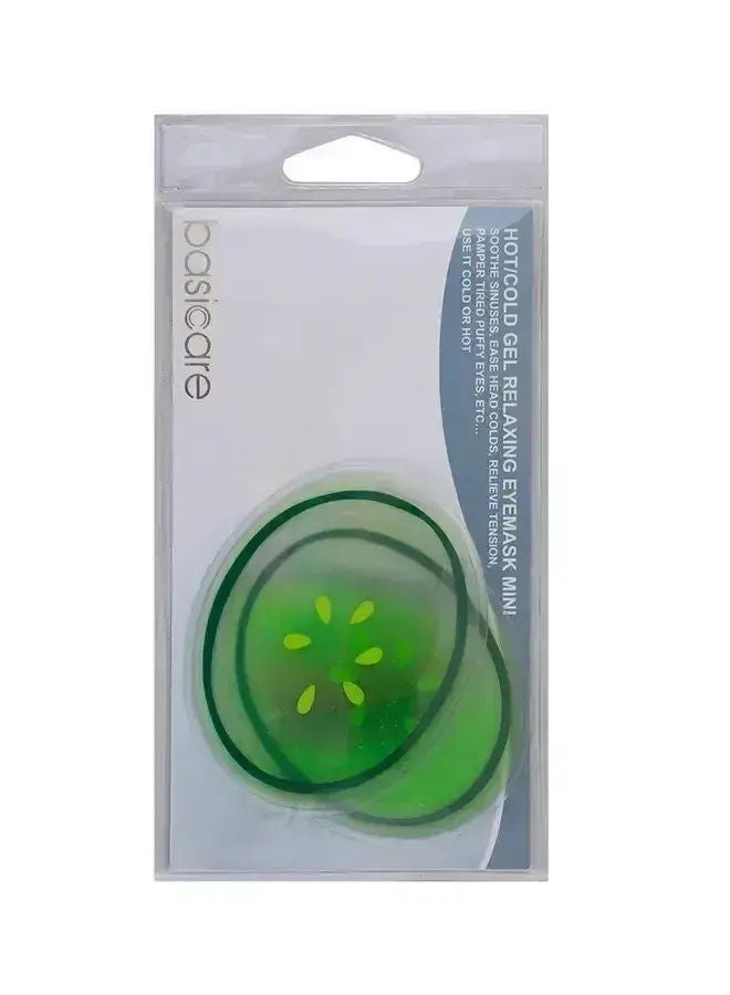 Hot-Cold Cucumber Relaxing Eye Gel Mask, 2 Pcs
