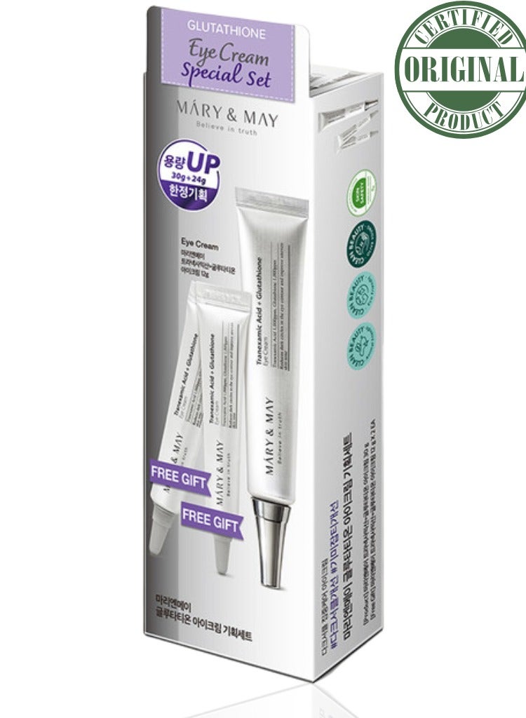 Mary&May Glutathione Eye Cream Set – Brightening & Anti-Aging