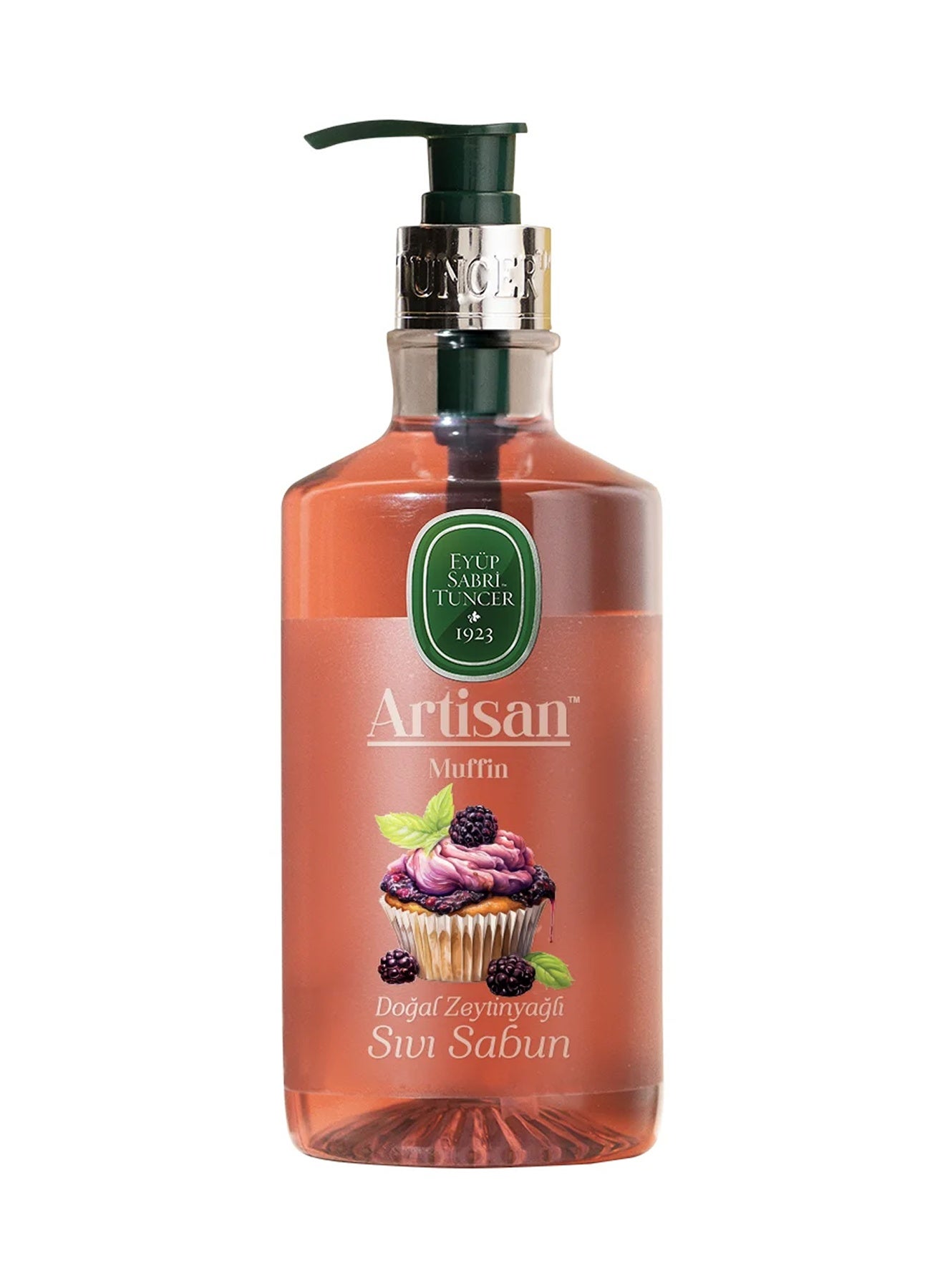 Artisan Natural Olive Oil Liquid Soap Muffin 600 ml
