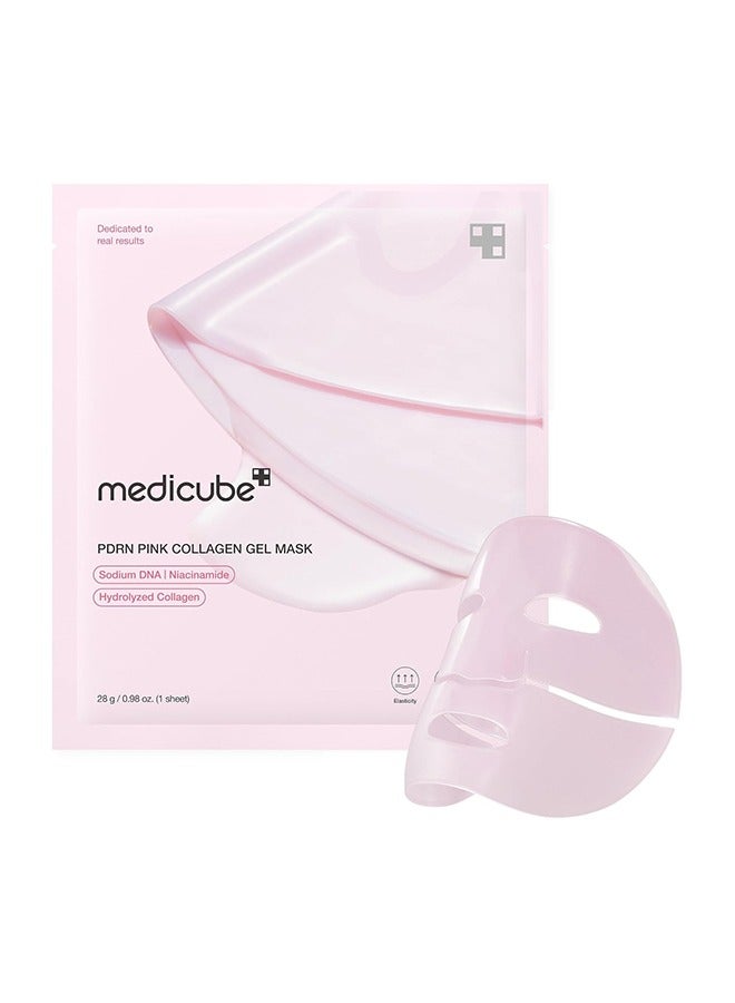 Pack Of 4 PDRN Pink Collagen Gel Mask
