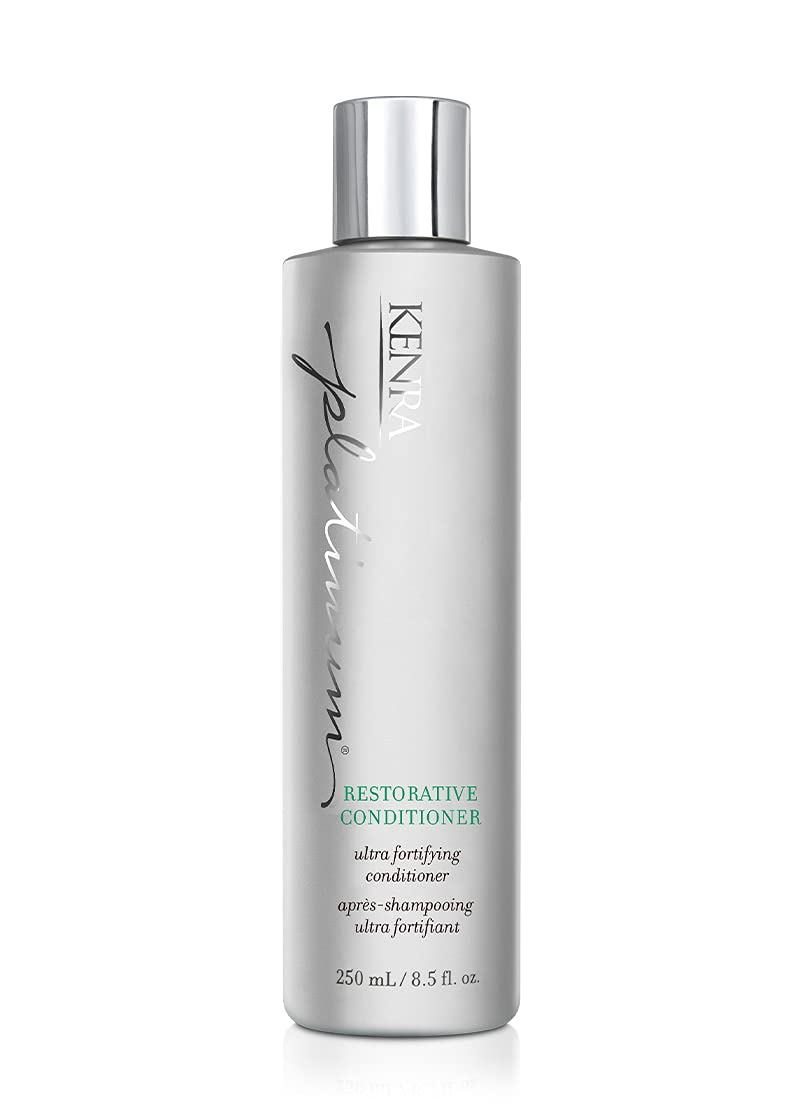 Kenra Professional Platinum Restorative Conditioner | Ultra Fortifying | Kerating Amino Acid Technology To Restore Broken Hair Bonds From Within | All Hair Types | 8.5 fl. oz