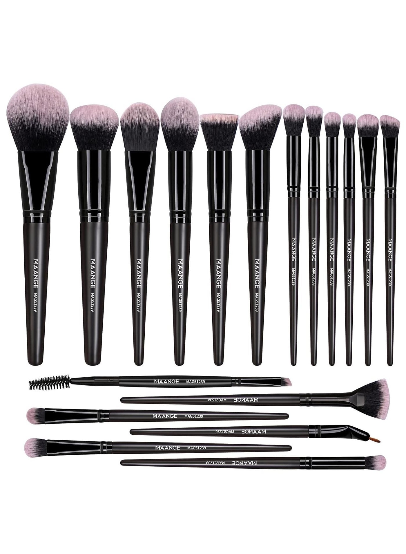 18 Pcs Premium Synthetic Make up Brushes Set Soft Foundation Powder Eyeliner Eye Shadow Makeup Brush Set Professional