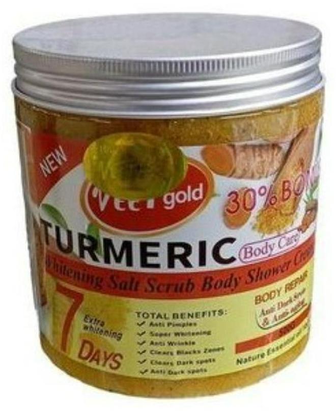 Turmeric Super Whitening Salt Body Scrub 500g