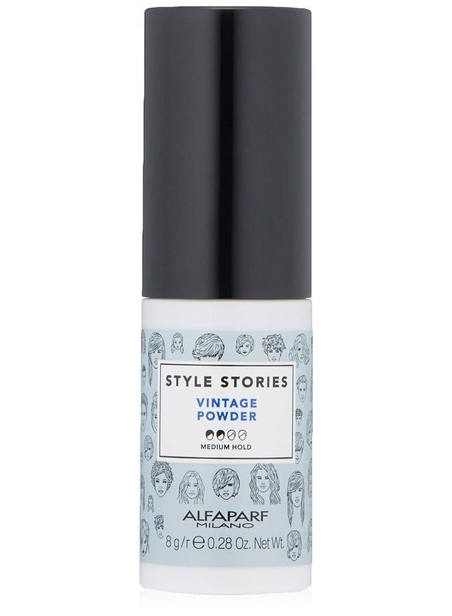 Style Stories Vintage Texturizing Powder - Medium Hold, Lightweight Volumizing Powder - Matte Finish - Adds Volume, Texture and Lift