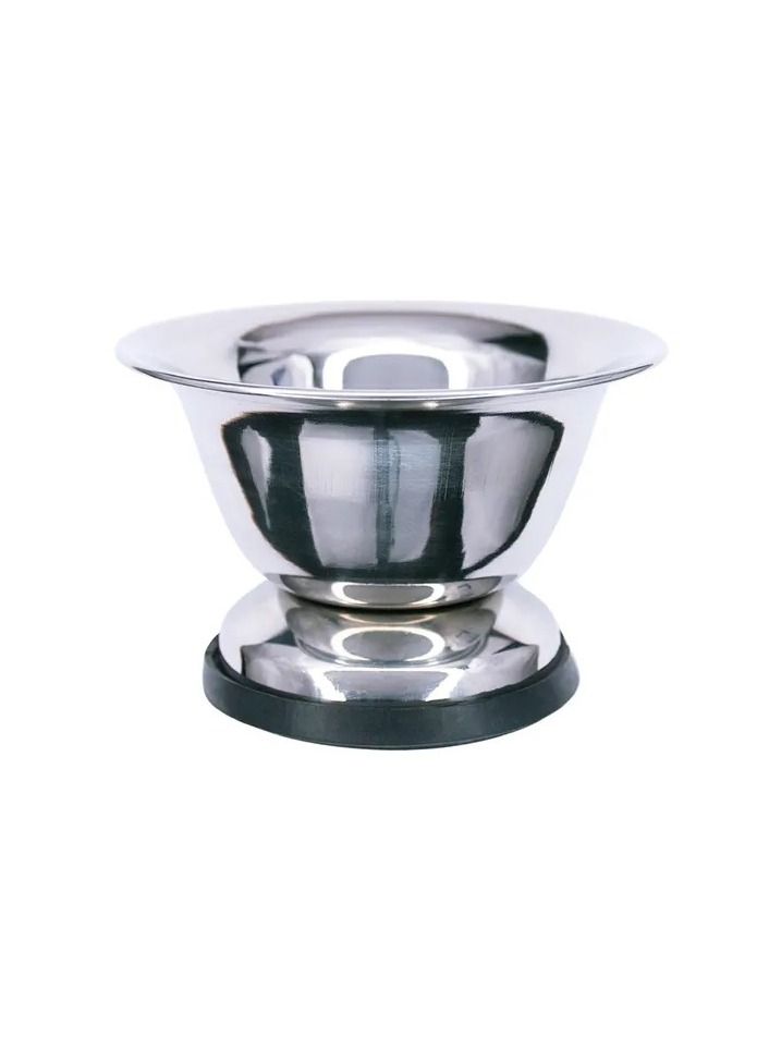 Stainless Steel Big Shaving Cup With Rubber