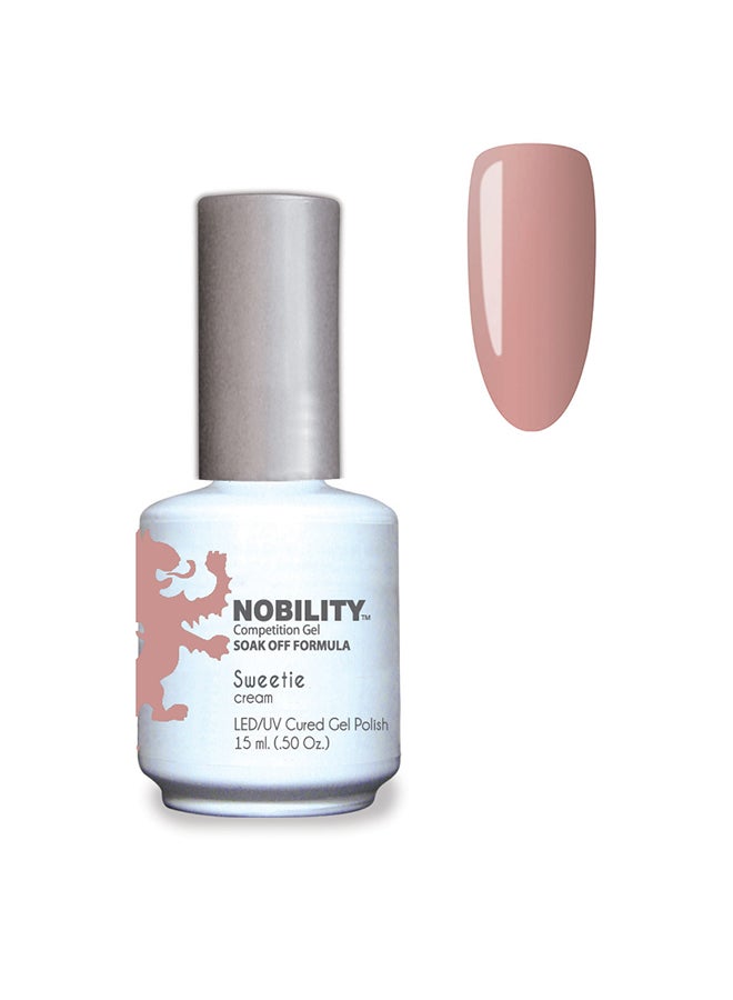 Nobility Soak Off Sweetie UV Led Cured Nail Polish Color Deep Peach Cream 15 ml Nbgp146