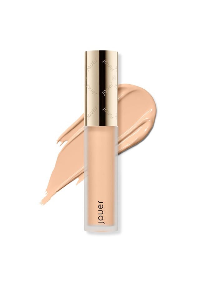 Essential High Coverage Liquid Concealer - Brightening Concealer - Color Corrector for Under Eye Dark Circles, Spot Coverage, and Eye Primer - Soft Matte Finish, Toast