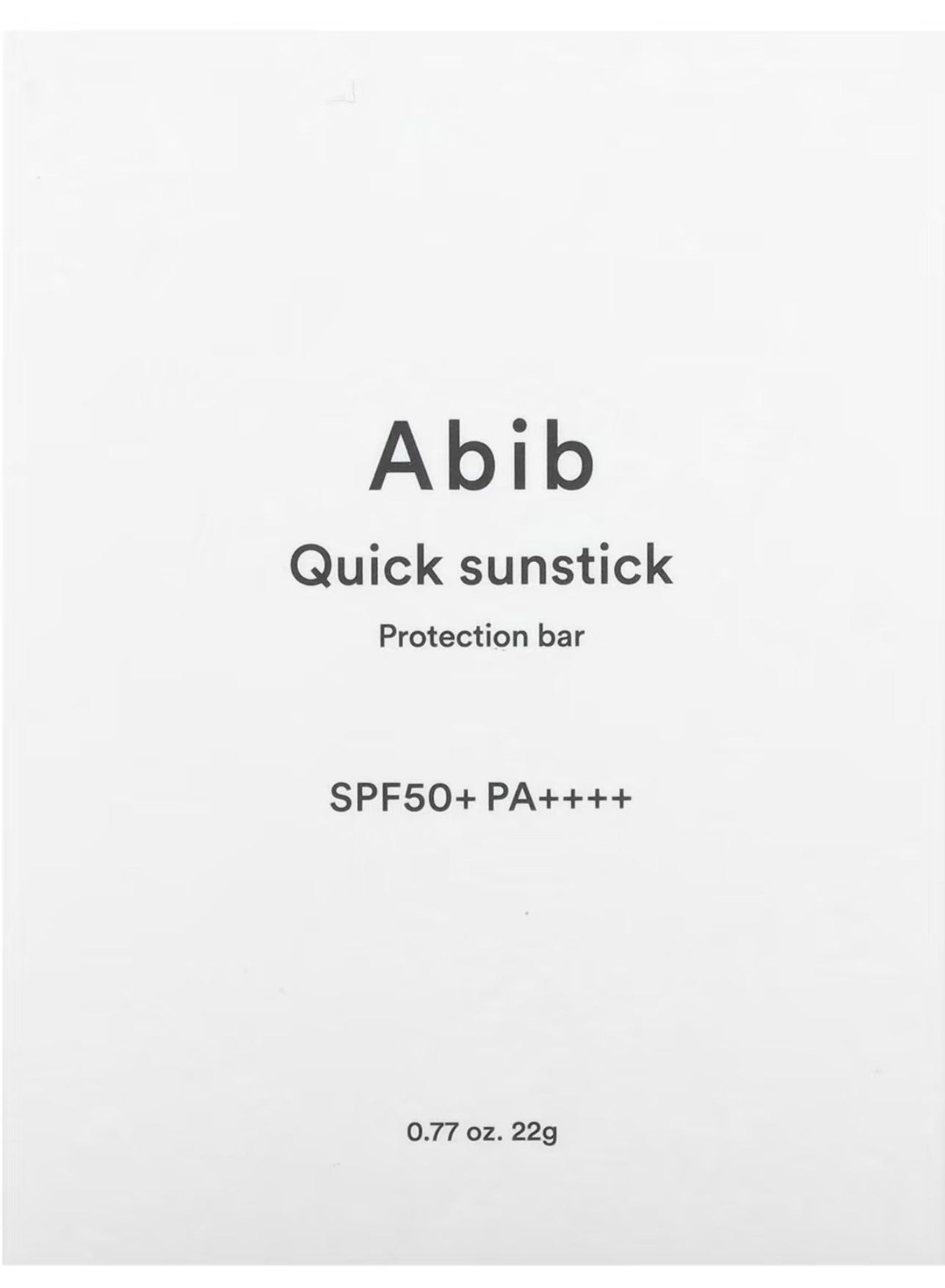 Quick Sunstick Protection Bar 22g