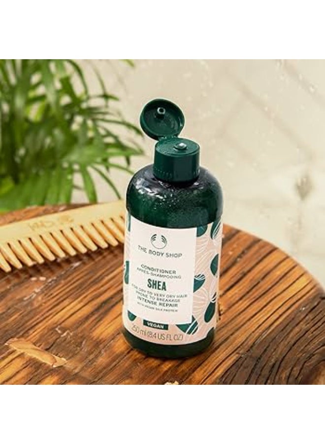 Shea Intense Repair Conditioner – For Dry, Breakage-Prone Hair, Strengthening & Moisturising with Vegan Keratin Protein, Reduces Breakage, Nutty Scent,250 ml - image 4