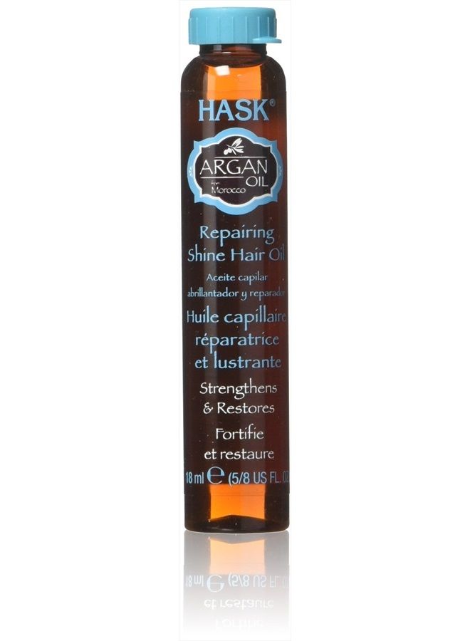 Hask Argan Oil Repairing Shine Hair Oil 5/8 oz (Pack of 12)