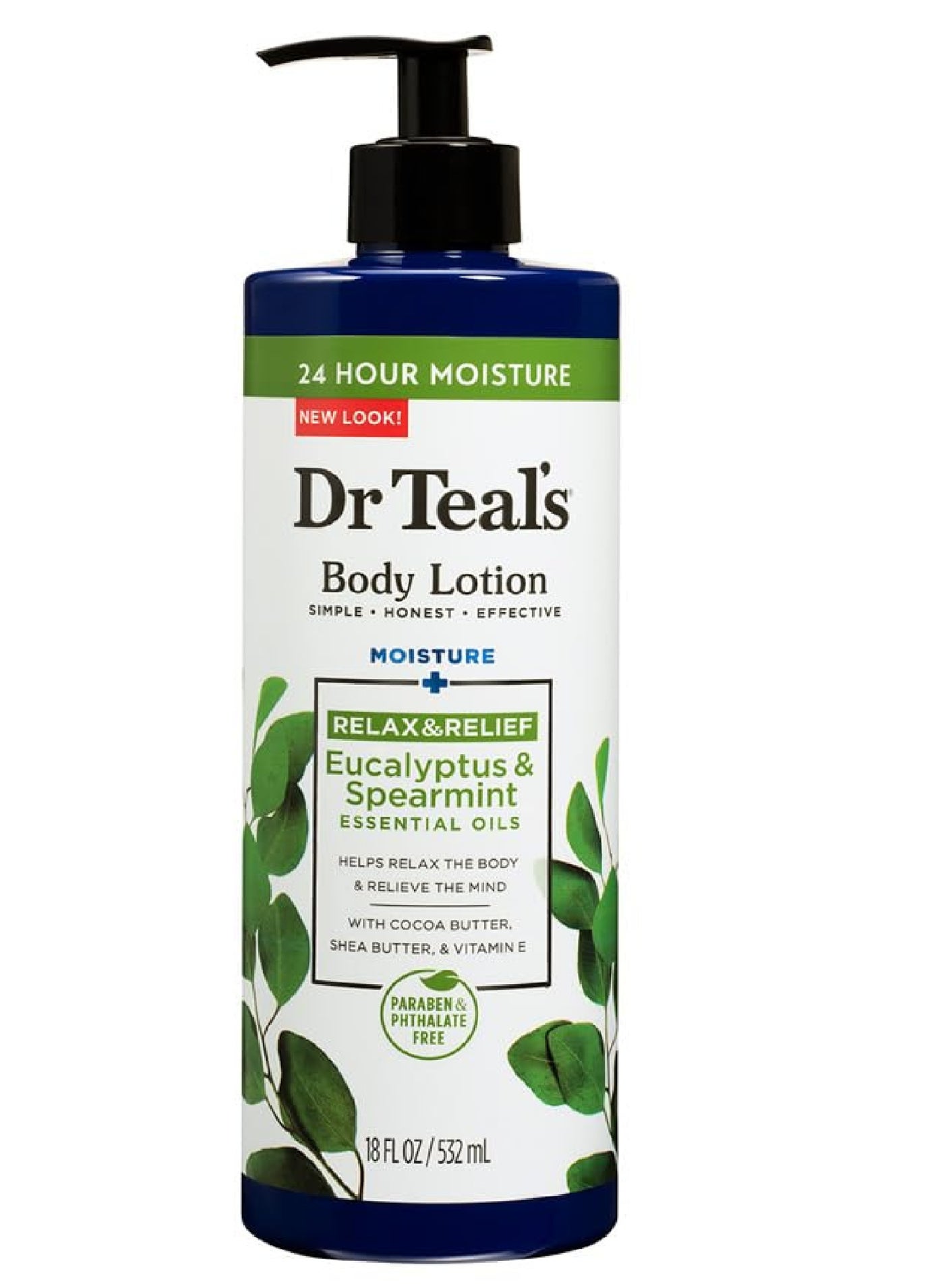 DR.TEALS EUCALYPTUS & SPEARMINT ESSENTIAL OILS BODY LOTION 532ML