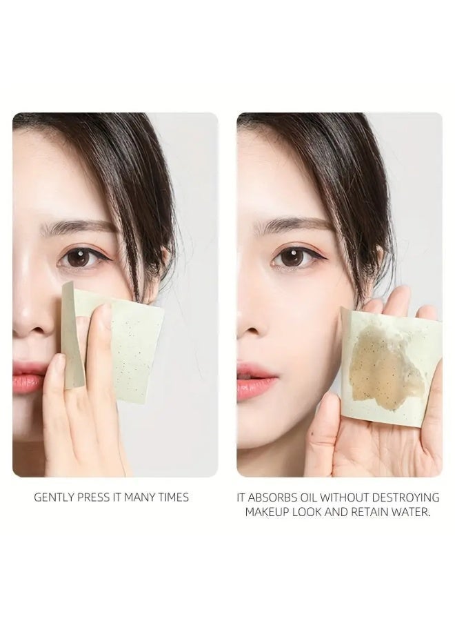 300pcs Oil-Absorbing Sheets for Oily Skin -  Fragrance-Free, Easy Application Makeup Tool