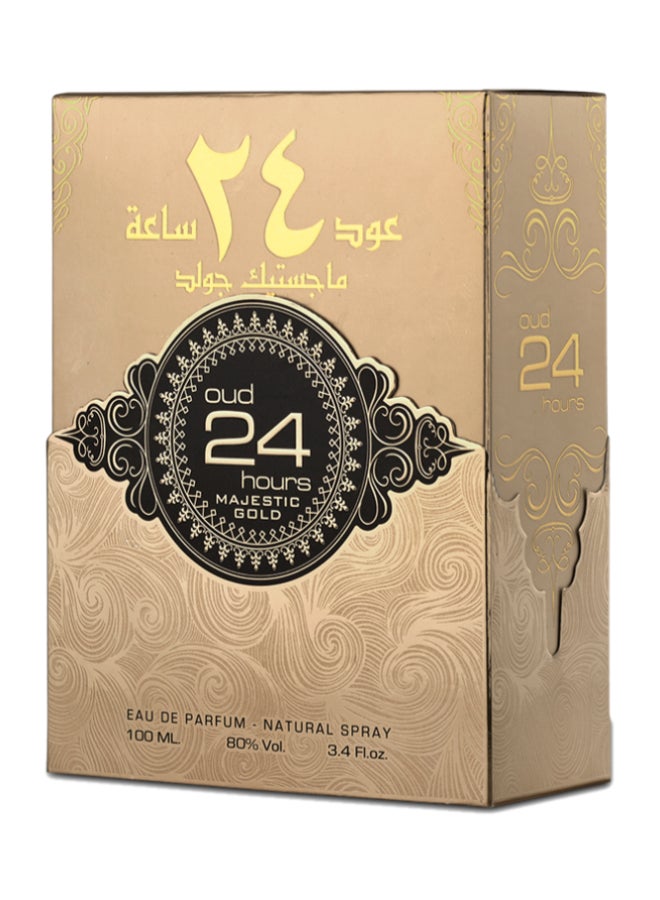 Oud 24 Hours Majestic Gold Eau De Parfum For Unisex 100 Ml - image 3