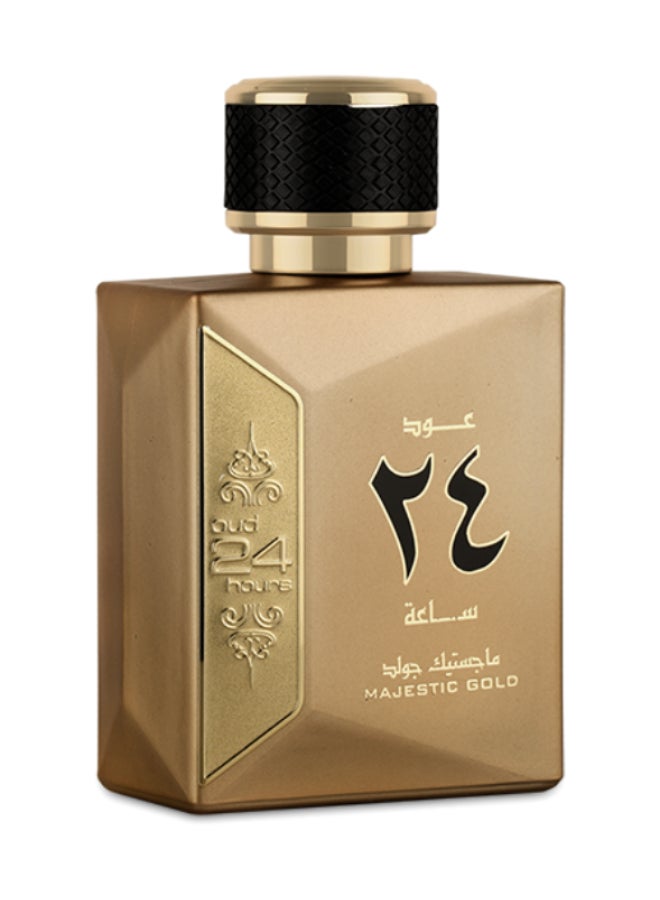 Oud 24 Hours Majestic Gold Eau De Parfum For Unisex 100 Ml