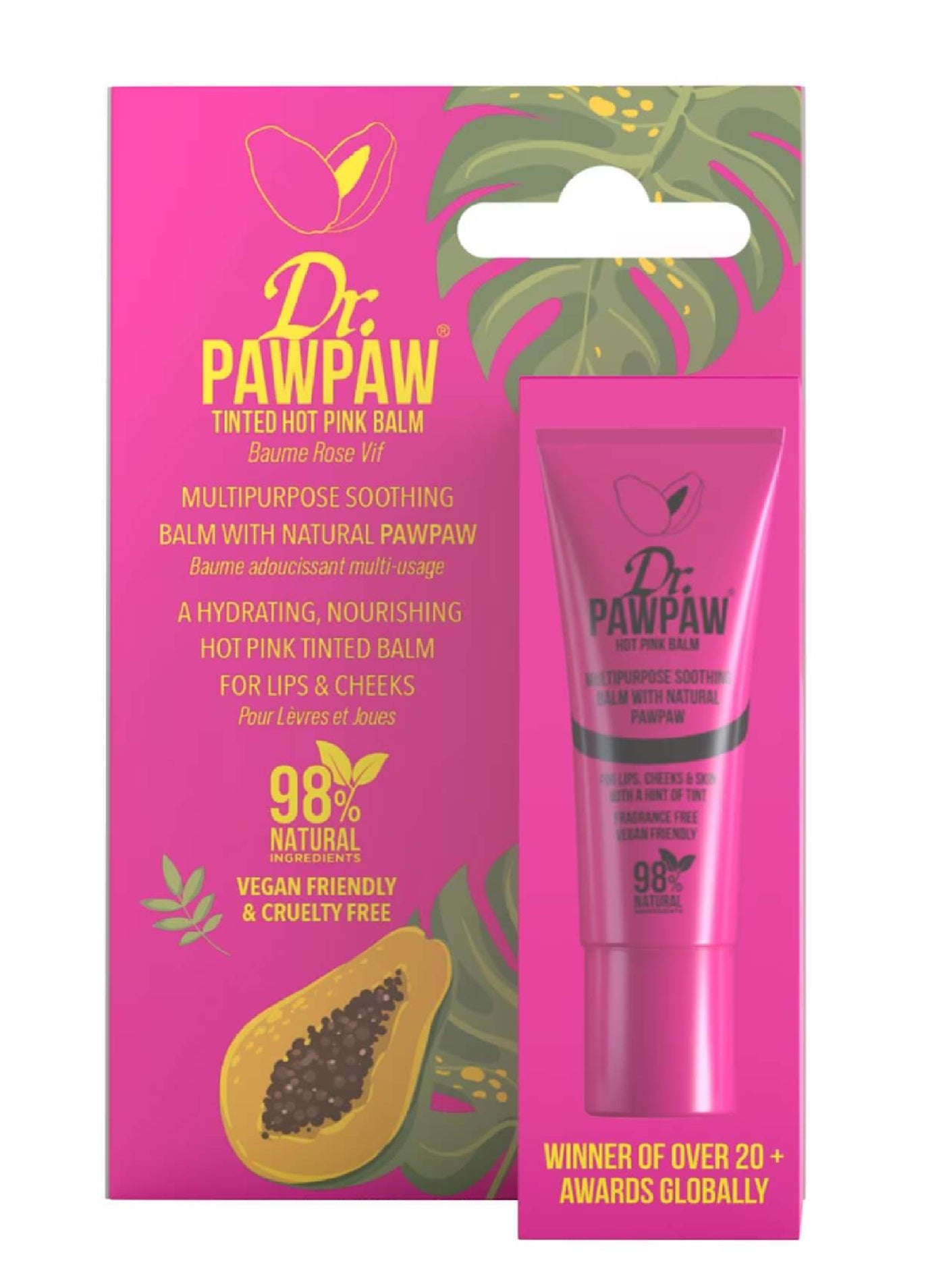 Tinted Hot Pink Lip Balm 10Ml