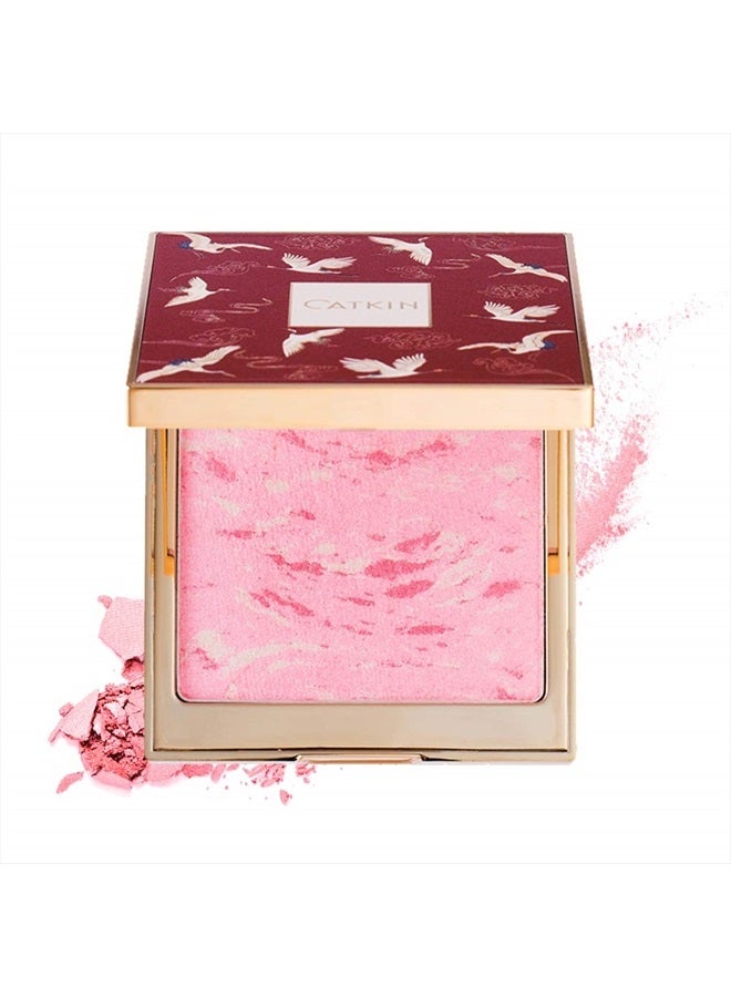 CATKIN Cheek Blush Bake Pink Peach Multi Blusher Natural Powder Palette 10g C01