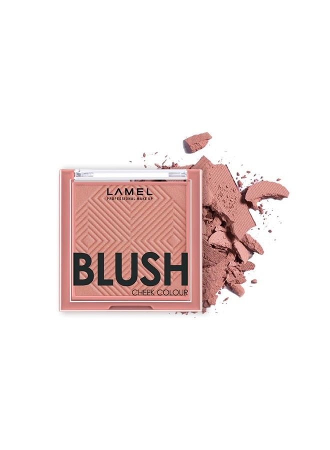 Blush Cheek Coral Color Mini - Natural, Lightweight, Smooth, Blendable Powder - Shading & Contouring - 4 Universal Shades - Cruelty Free - № 403 (Coral) - 3.8g / 0.13 oz