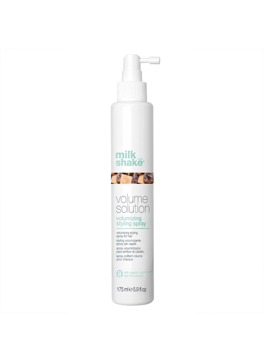 Volume Solution Styling Spray – Volumizing Hair Lotion for All Hair Types – Lightweight, Flexible Hold with Sugar Cane Derivatives, Milk Proteins & Organic Fruit Extracts for Long-Lasting Body & Shine, 175ml
