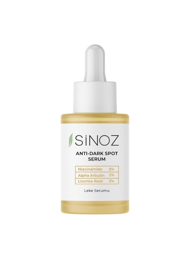 Sinoz Anti-Dark Spot Arbutin Skin Serum (30ml) – Brightening Blemish Treatment with Niacinamide & Alpha Arbutin