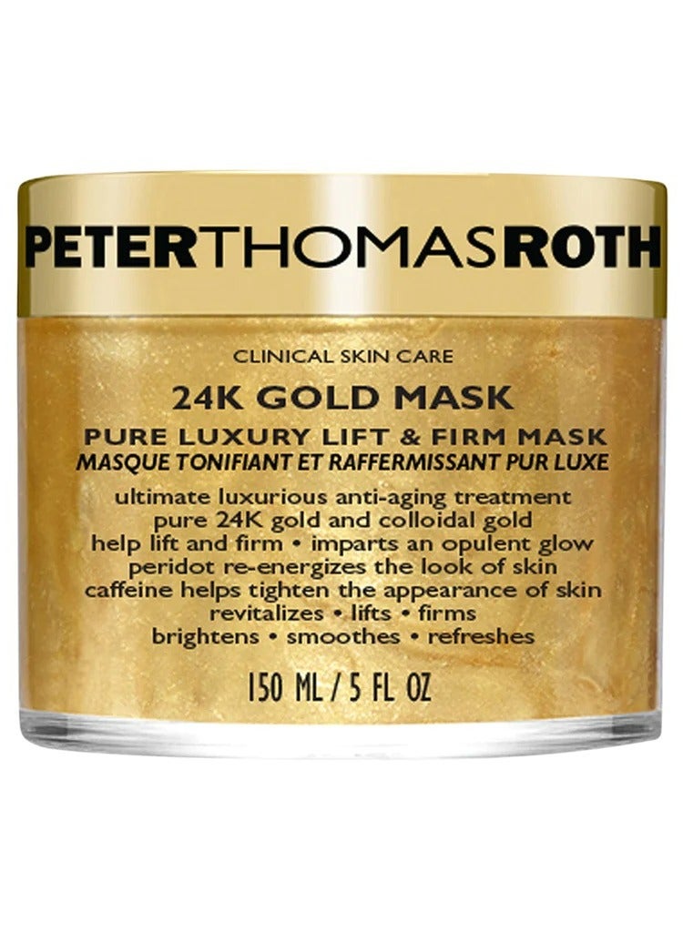 24K Gold Mask Pure Luxury Lift And Firm, 150 ml