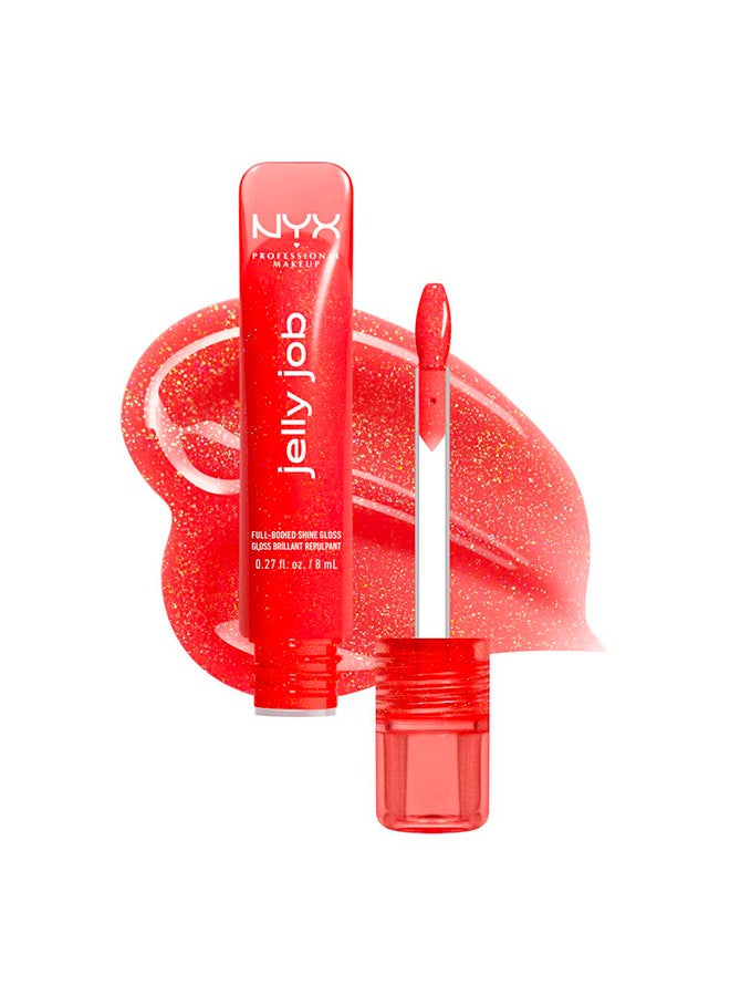 Jelly Job, Full-Bodied Shine Gloss, Lip-Smoothing Shine, Hyper-Glossy Finish, Jelly Squeeze