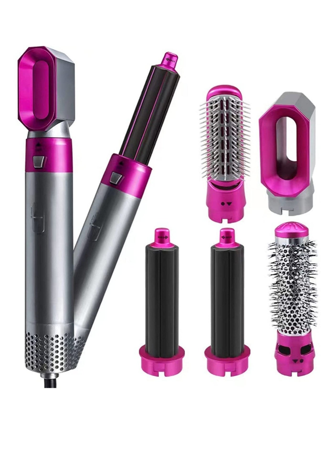 5 in 1 one-step hair dryer and volumizer hot air brush for Straightening Curling Drying