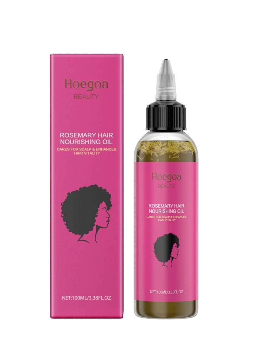 Rosemary Essential Oil for Hair Growth, Batana Oil with Rosemary and Castor, Hair Care Oil for Helps promote thicker, 100ml/3.38fl oz