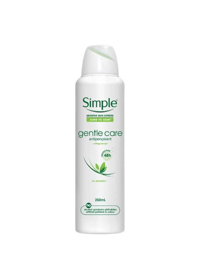 Gentle Care Antiperspirant Spray 250ml