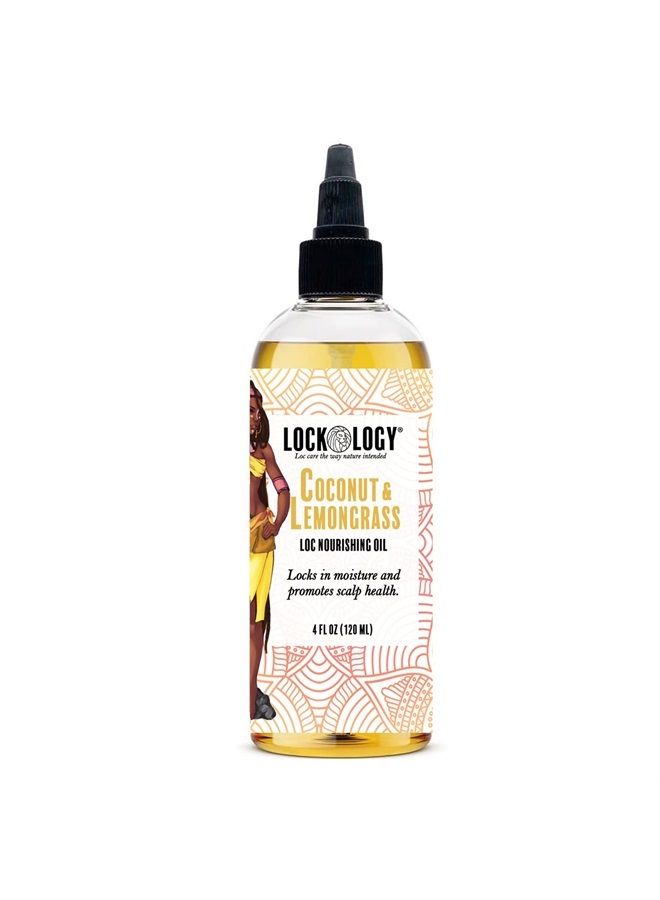 Loc Oil Loc Spray For Dreads | All Natural Coconut Lemongrass Loc Moisturizer For Dreads | Loc Oil Locs Hair Products for Dreadlock Hair Products