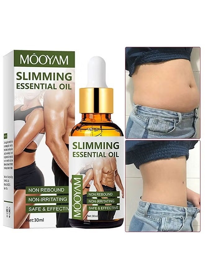 Slimming Massage Oil 30ml Body Contouring Essential Oil Promotes Metabolism and Fat Absorption for Body Shaping and Toning
