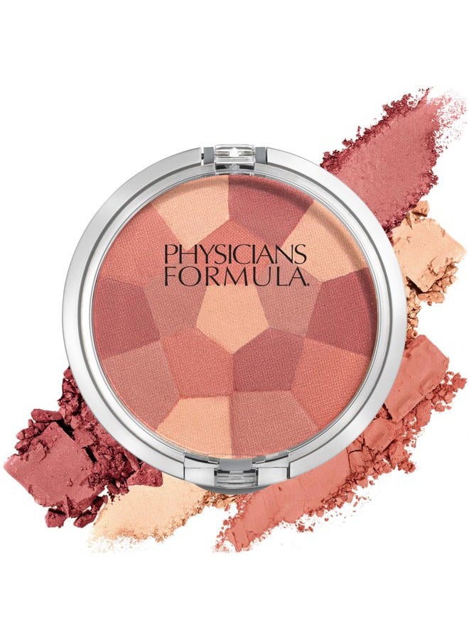 Powder Palette Multi-Colored Blush Powder Blushing Rose, Dermatologist Tested