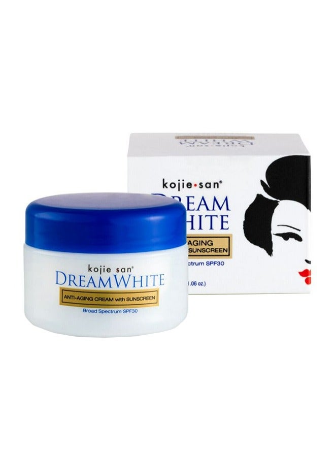 Dream white Anti-Aging Face Cream With Sunscreen, SPF30, 30 g