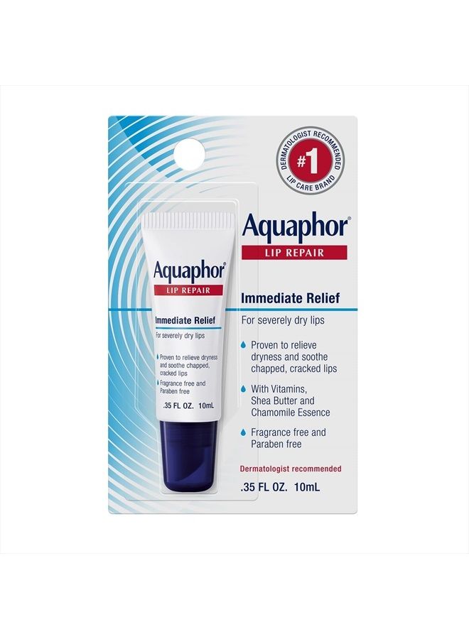 Lip Repair Ointment - Long-lasting Moisture to Soothe Dry Chapped Lips - .35 fl. oz. Tube