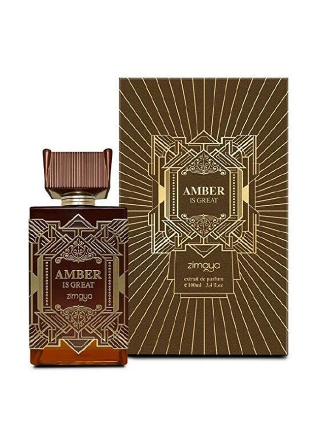 Zimaya Amber Is Great Extrait De Parfum, 100ML