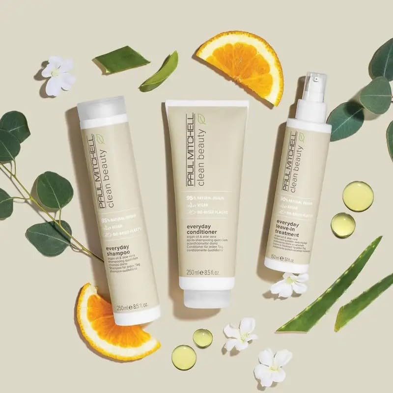 Paul Mitchell Clean Beauty Everyday Conditioner Ultra-Rich Formula, Improves, Elasticity For All Hair Types, 8.5 fl. oz