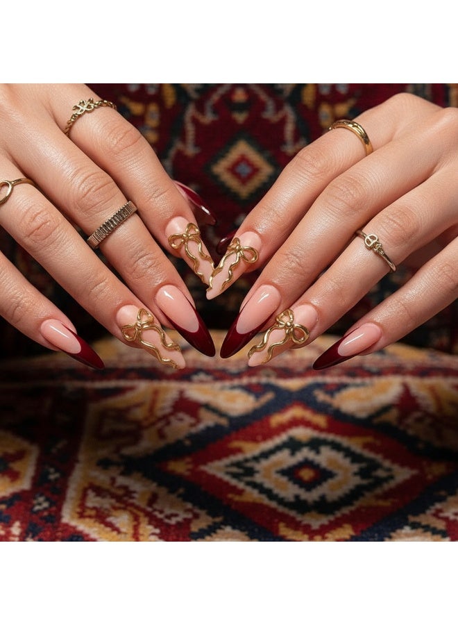 Piece Short Square Press-on nails:Acrylic False Nails , fake nails for Seamless Fit