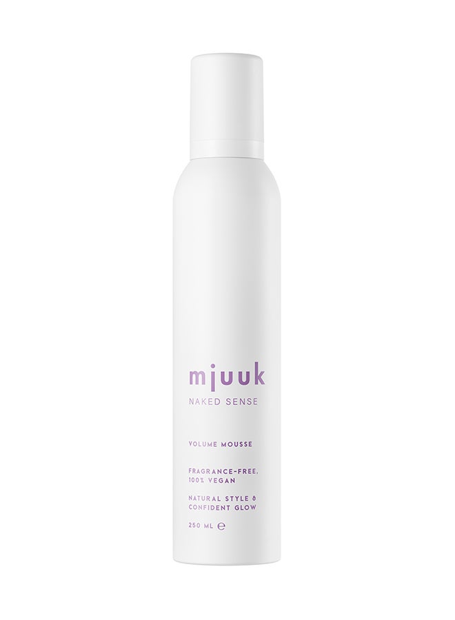 Fragrance Free Volume Styling Mousse | For Sensitive Scalp Buildable Flexible Hold Lightweight Bounce | Vegan Silicone Free 250ml