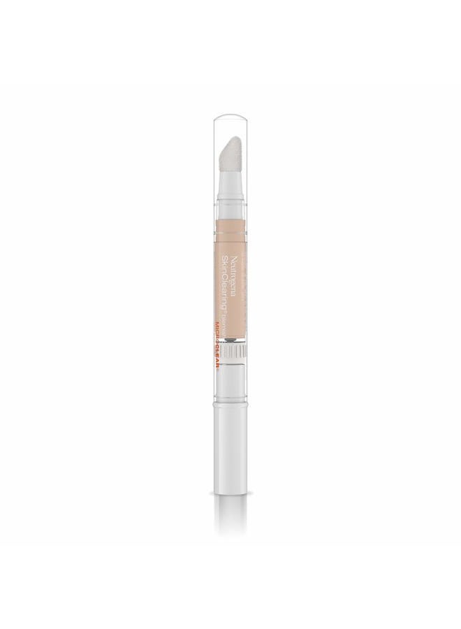 SkinClearing Blemish Concealer Face Makeup with Salicylic Acid Acne Medicine, Non-Comedogenic and Oil-Free Concealer Helps Cover, Treat & Prevent Breakouts, Medium 15,.05 oz