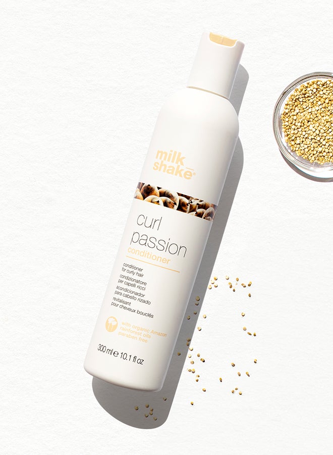 Curl Passion Conditioner with Organic Pracaxi & Babassu Oils – Paraben-Free Conditioner for Curly Hair – Hydrating, Anti-Frizz, Softening & Defining Formula with Quinoa & Milk Proteins for Bouncy, Long-Lasting Curls, 300ml - image 6