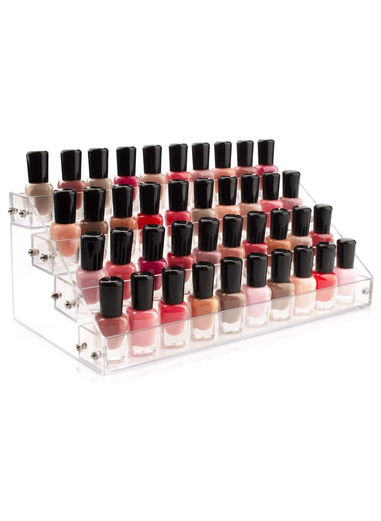 Nail Polish Organizers and Storage 4 Layers Clear Acrylic