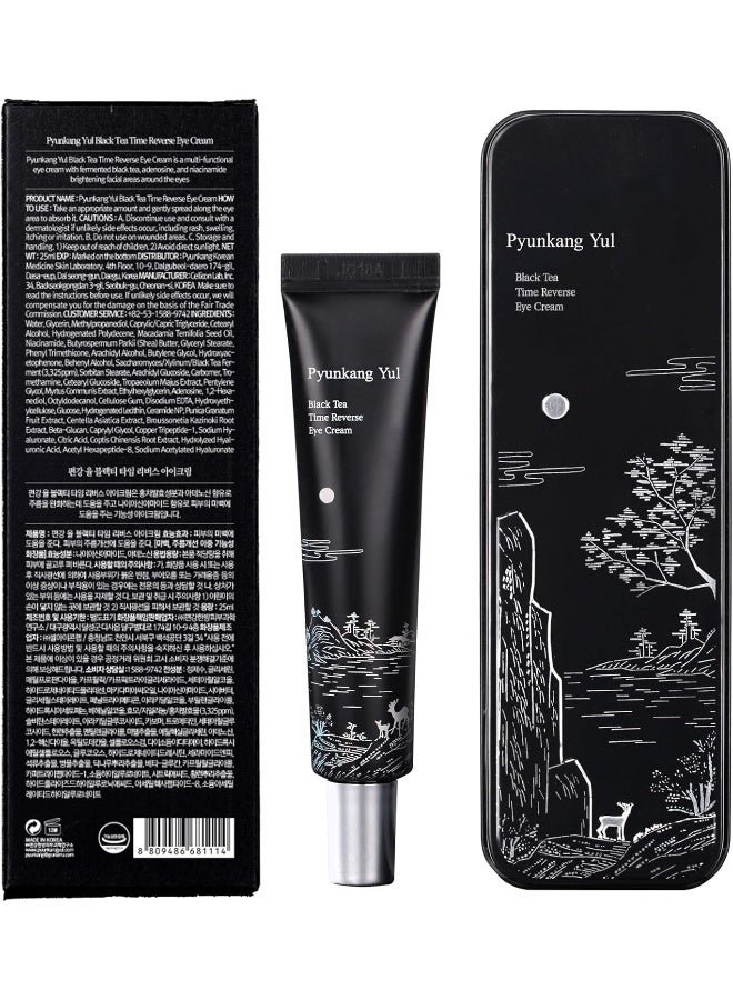 Pyunkang Yul Black Tea Time Reverse Eye Cream Anti-Aging Firming Brightening 25ml - image 2
