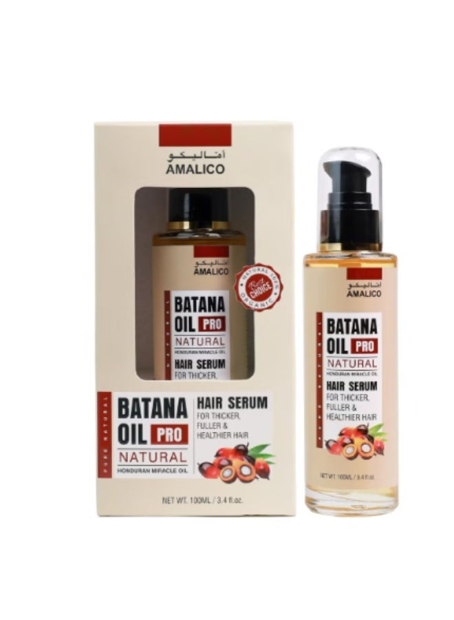 Batana Oil Pro Natural Hair Serum with Coconut, Jojoba, Castor and Argan Oil 100ml