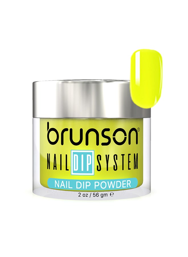 Nail Dip Powder Dip And Buff System Color 56gm, French Nail Art Starter Manicure Salon DIY At Home Odor Free And Long Lasting No Needed Nail Lamp Curing BDK189