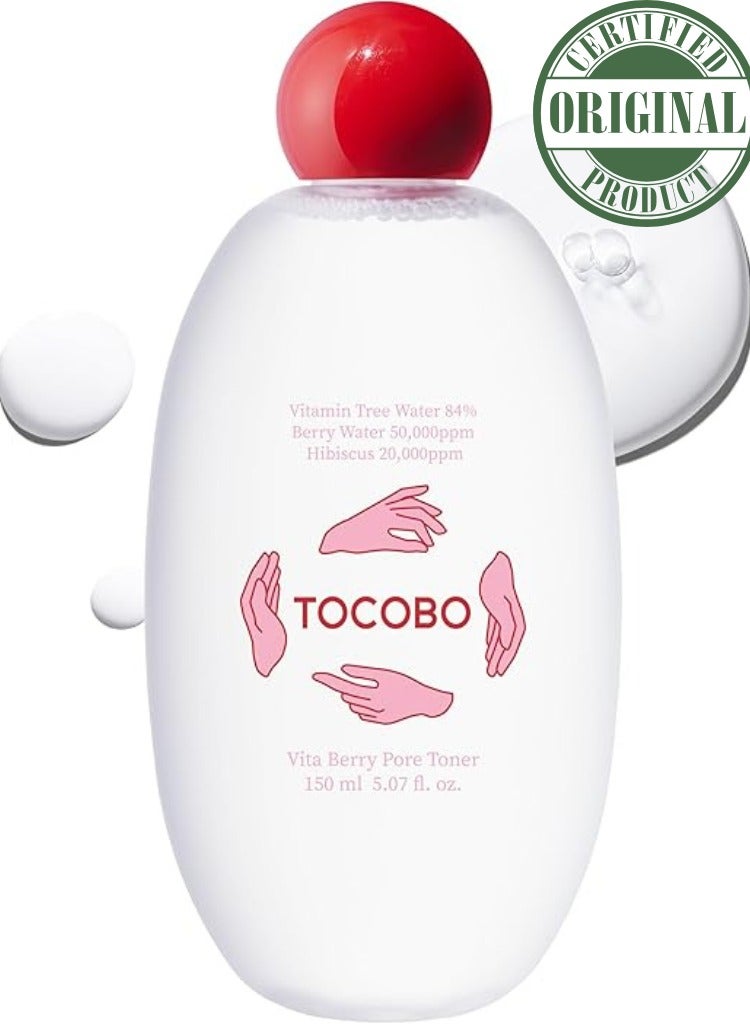 TOCOBO Vita Berry Pore Toner for Visible Pores, Excess Oil & Uneven Texture
