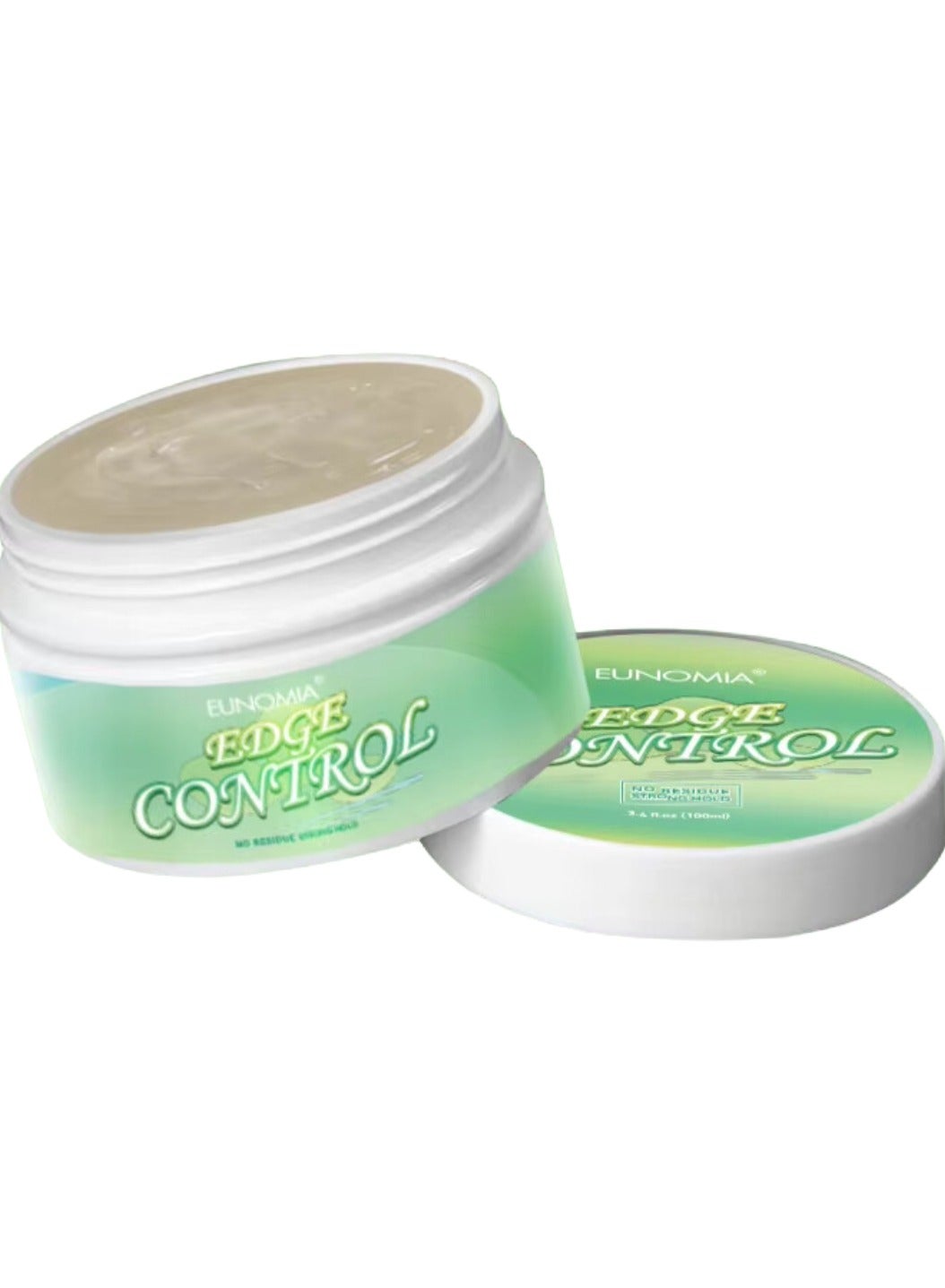 100ml Edge Control Extreme Hold Gel Edge Control Hair Gel for Natural Hair High Performance Hair Styling Wax Fixing and Repairing Broken Curly Hair No Residue Strong Hold Gel Cream