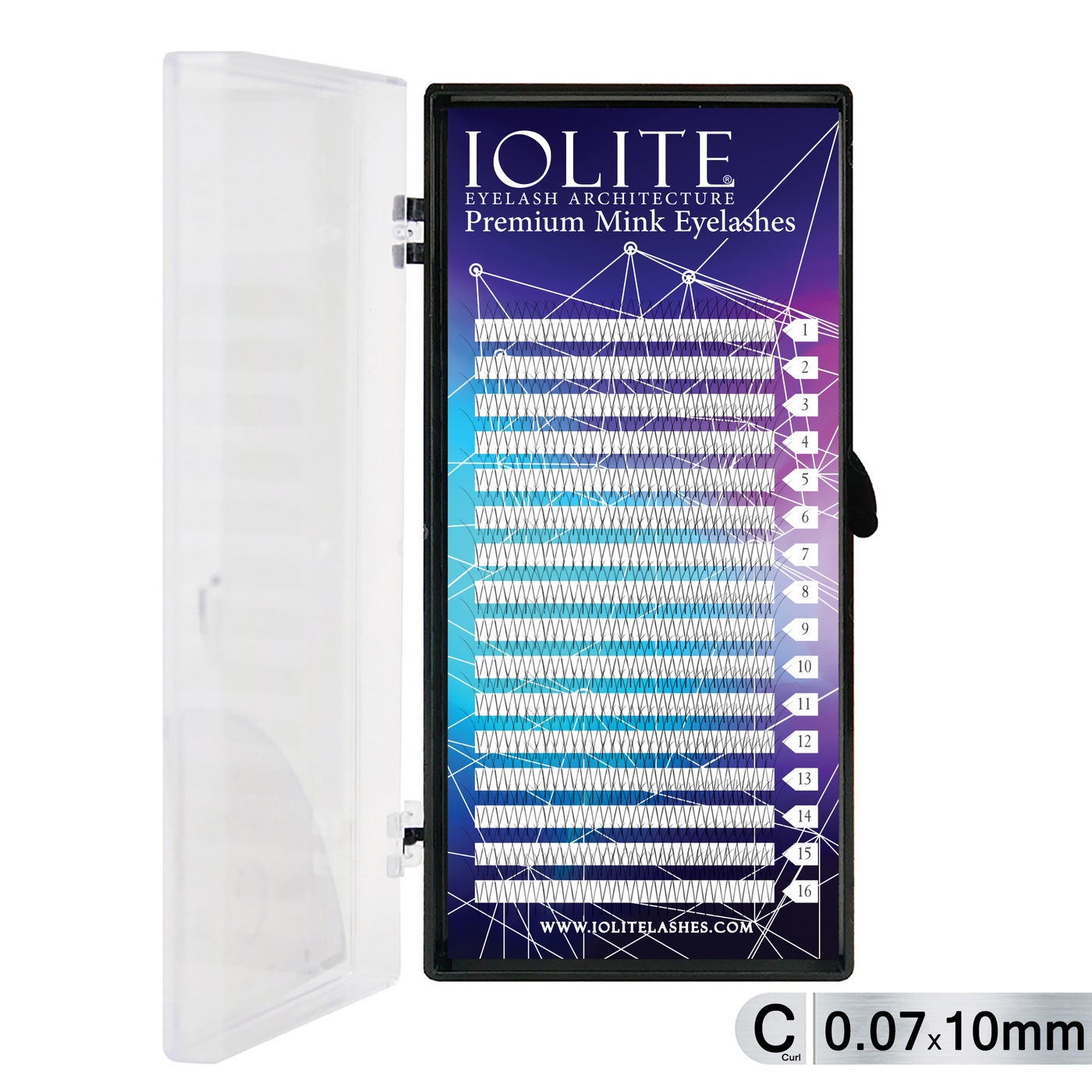 Y-Shaped Premium Mink Lash Extensions - 10mm, 0.07T, C Curl, Soft Natural Individual Lashes for Professional Use IPMYC7T10