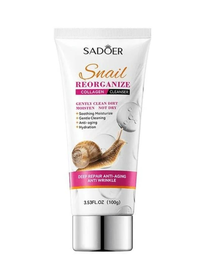 Snail Reorganize Collagen Facial Cleanser 100 g