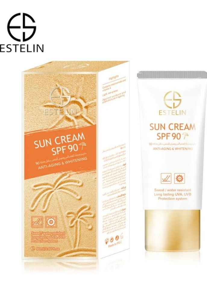 Anti-Aging & Whitening Sun Cream SPF 90, 60ml