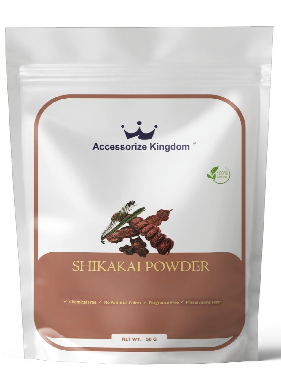 Shikakai Powder (50gm) – 100% Pure | Natural Hair & Skin Care | Promotes Hair Growth, Strengthens Roots, Reduces Dandruff & Adds Shine | Gently Cleanses Skin